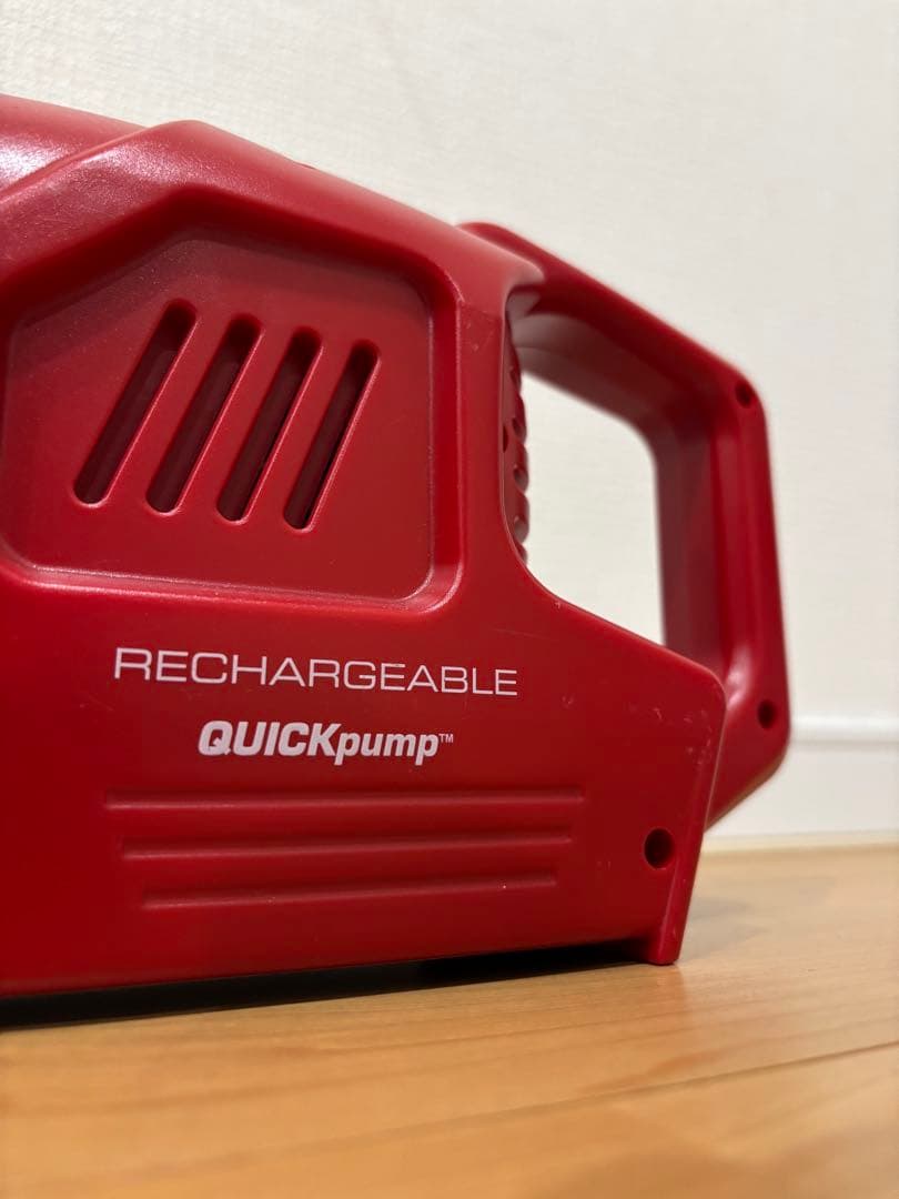 【美品】コールマン エアベッドW＋充電式クイックポンプ