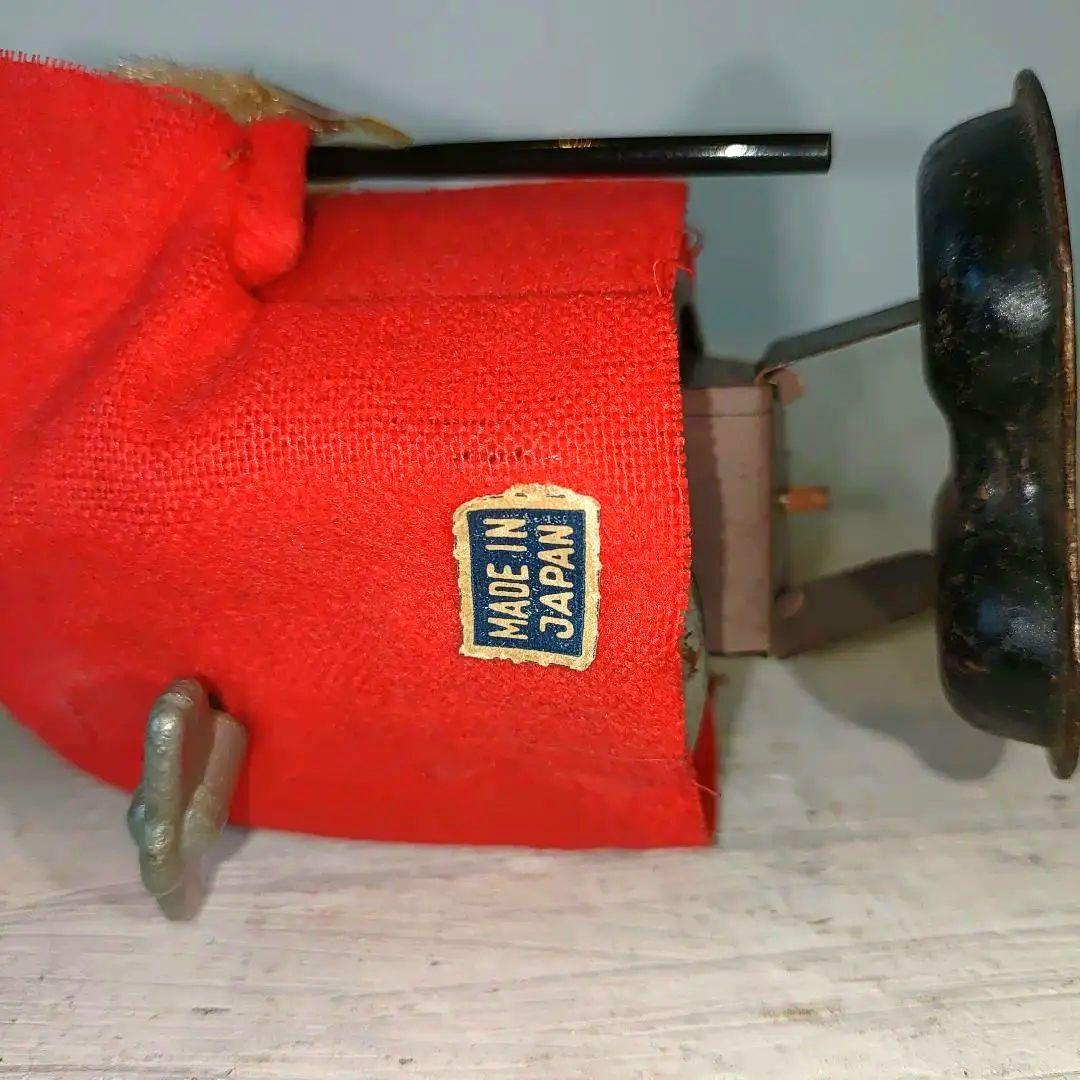 ヴィンテージ ブリキゼンマイ玩具 昭和レトロブリキ玩具赤い服の犬