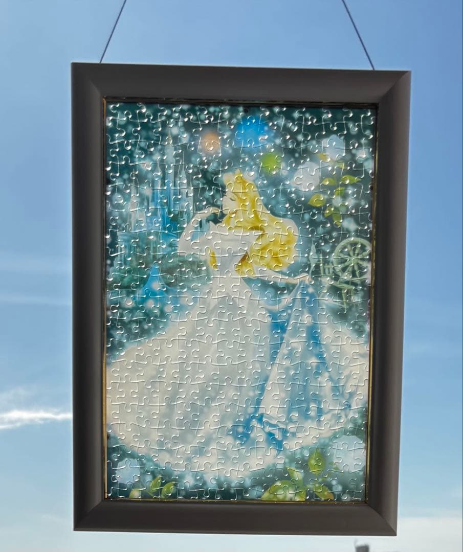 ディズニー　プリンセス　アナ雪　ティンカーベル　パズル　完成品　フレーム　セット