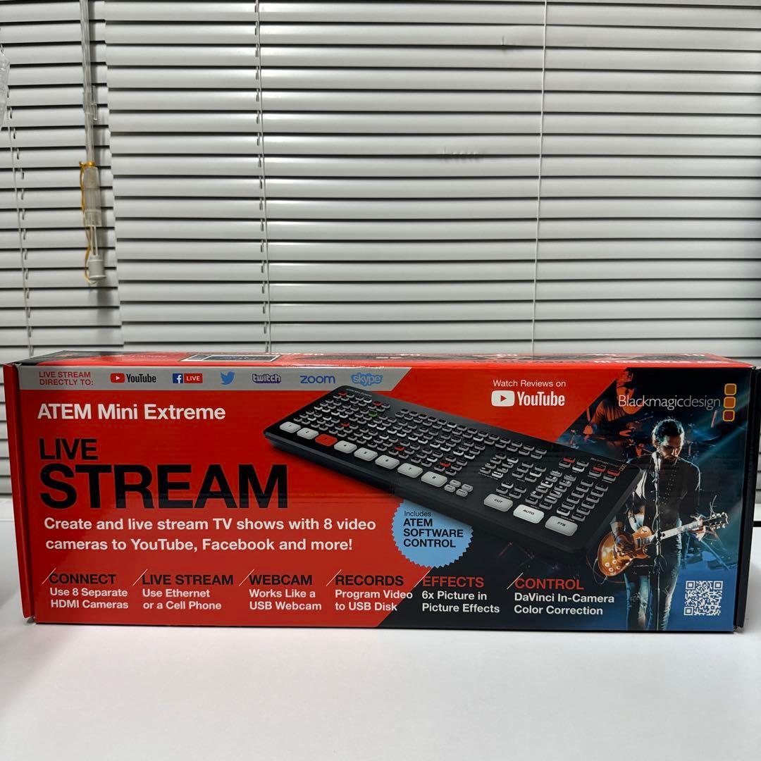 【大幅値下げ中】ATEM Mini Extreme live stream