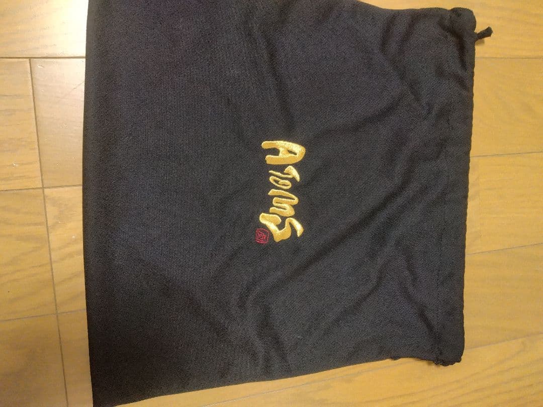 ATOMS 軟式グローブ 026型 黒/オレンジ 新品未使用