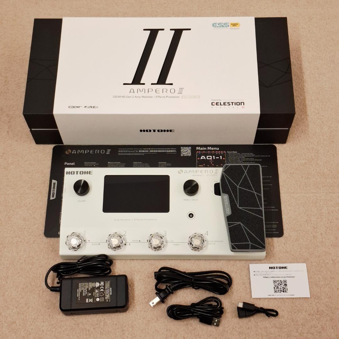 美品★HOTONE AMPERO II アンプモデラー&マルチエフェクター