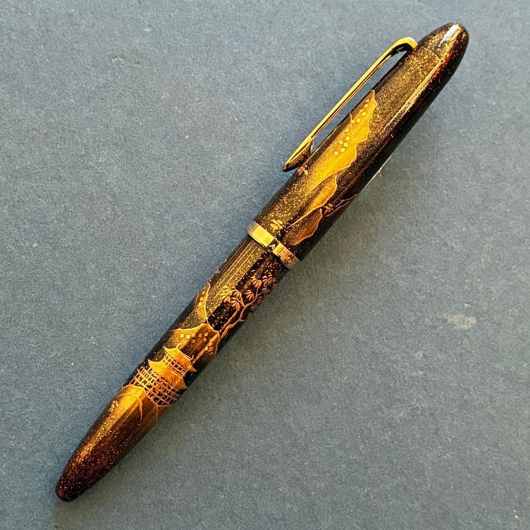 セーラー　楼閣散水　蒔絵　21K