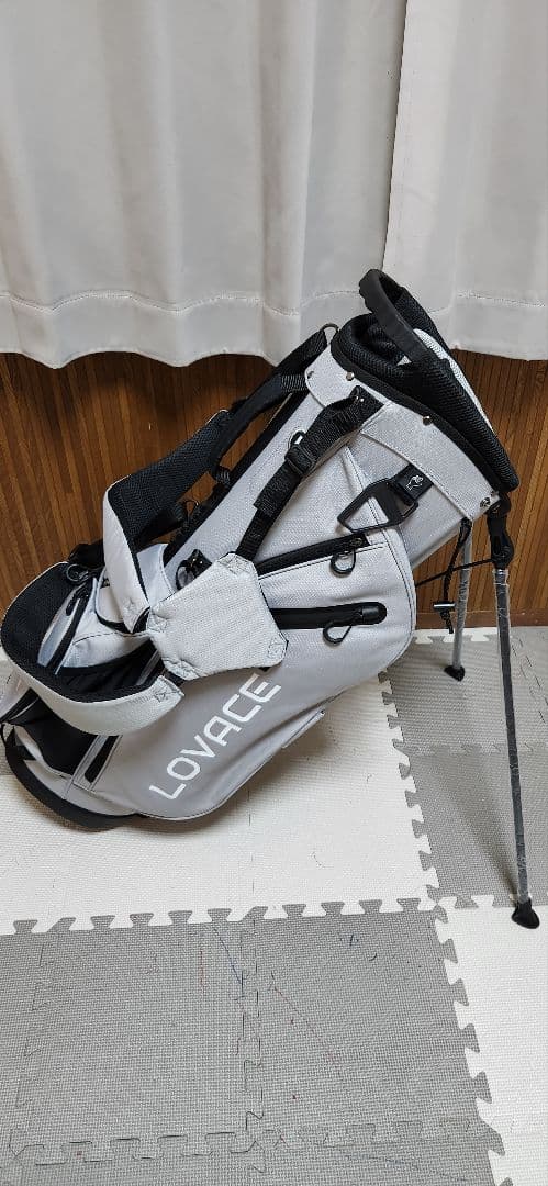 【新品未使用】14分割 LOVACE グレー キャディバッグ