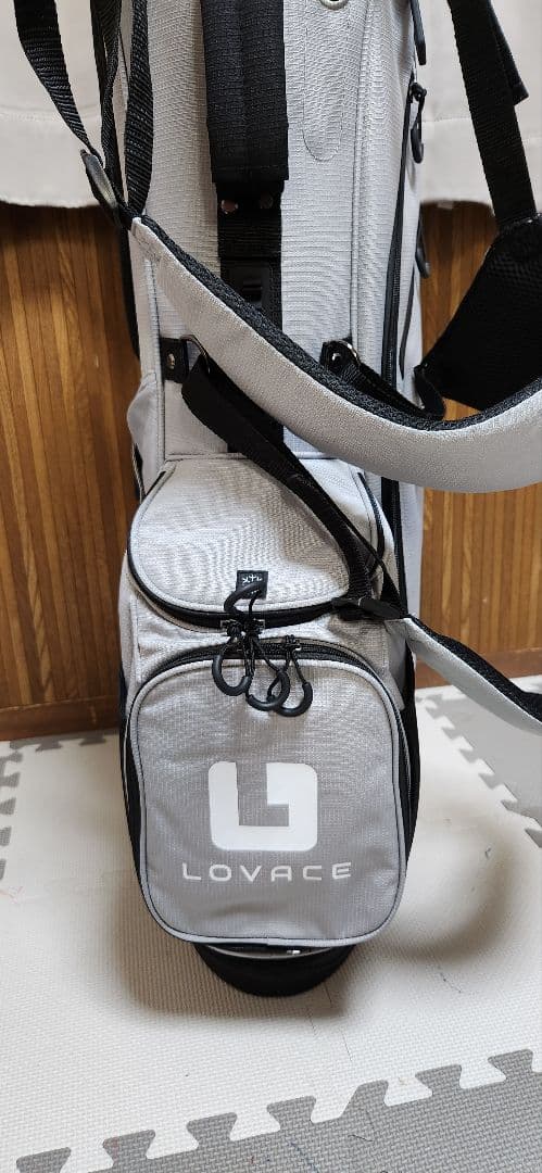 【新品未使用】14分割 LOVACE グレー キャディバッグ