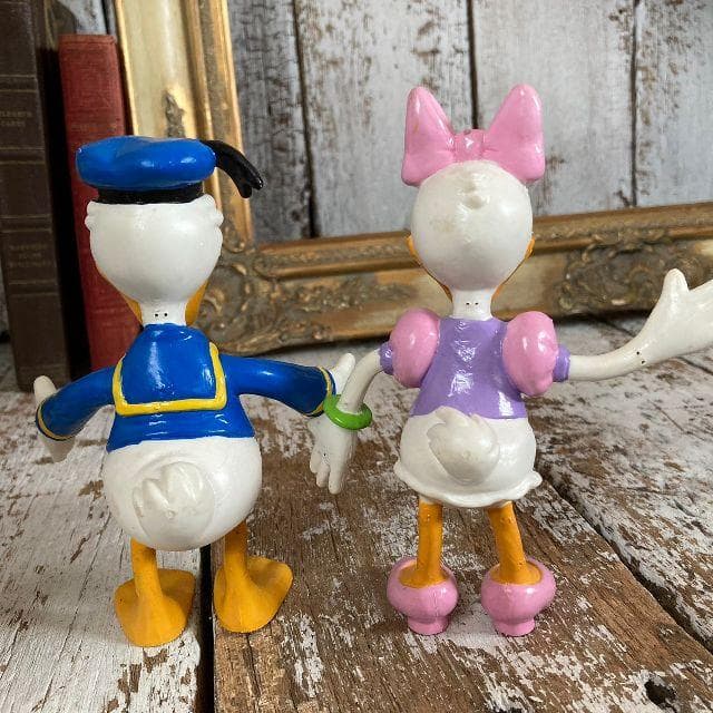 ヴィンテージ*アプローズ社×ディズニー*ミッキーミニーマウス ドナルドフィギュア