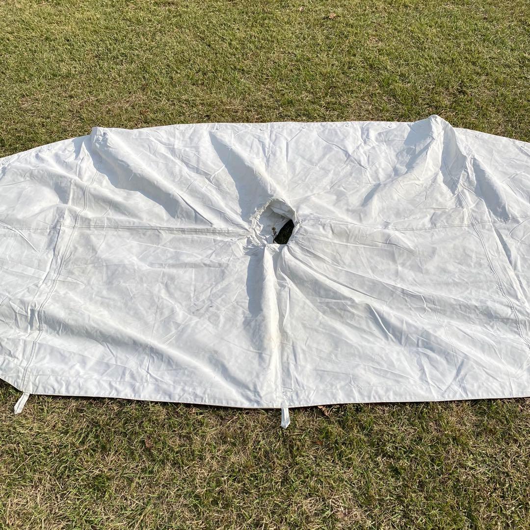【レア・未使用品】トルコ軍幕　ハーフシェルター　ポンチョ　１枚　リバーシブル