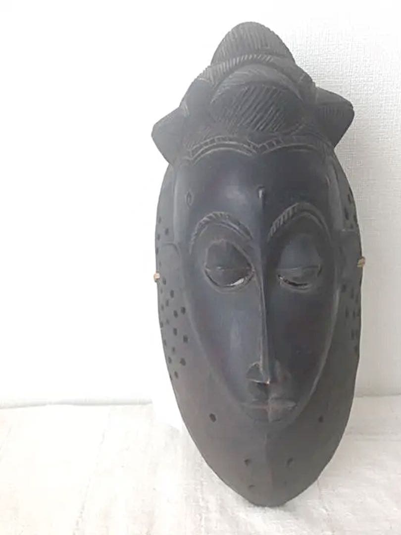アフリカ　バウレ族　仮面　マスク　アンティーク　ヴィンテージ