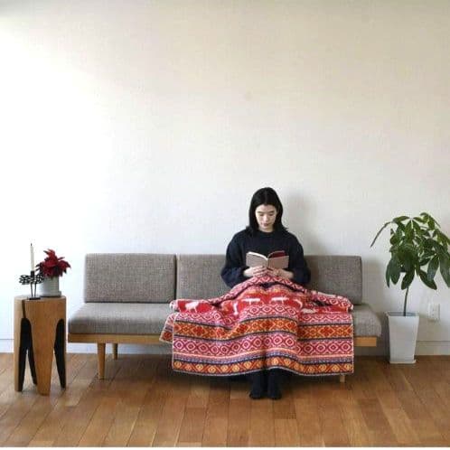 クリッパン KLIPPAN ウール シングルブランケット レッド 赤