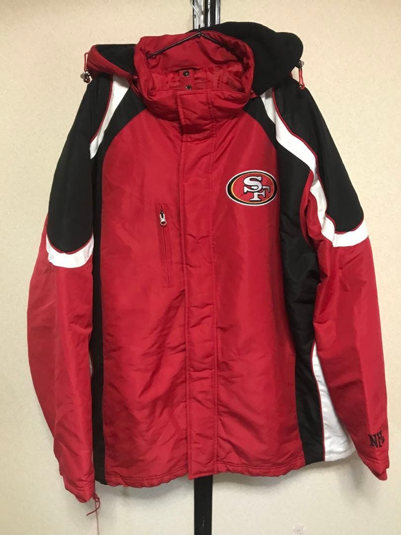 NFL サンフランシスコ49ers フード付きジャケット XL
