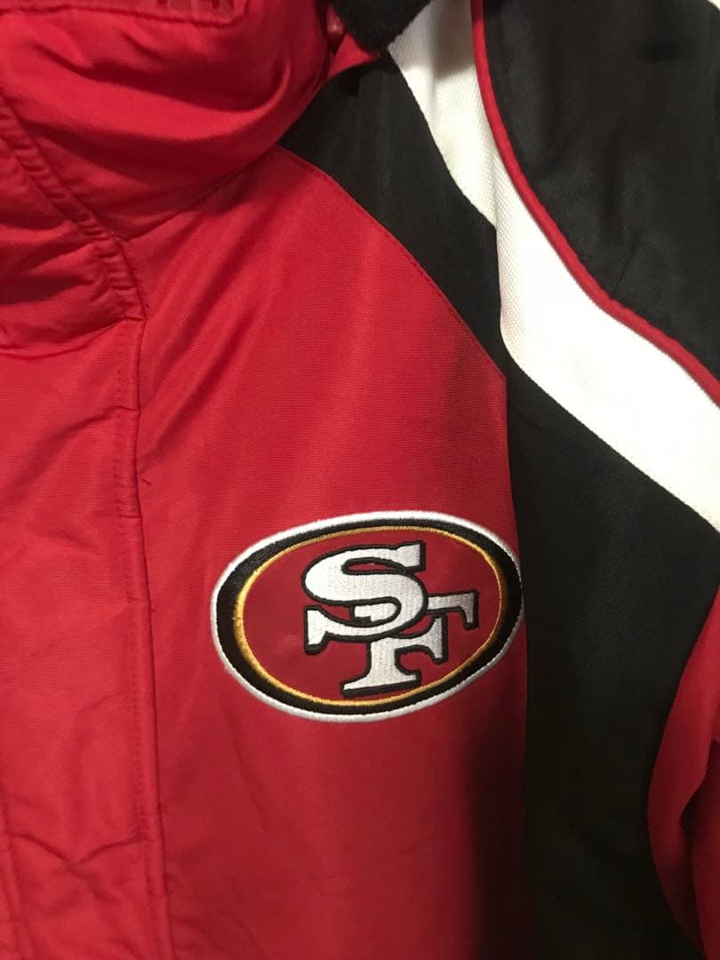 NFL サンフランシスコ49ers フード付きジャケット XL