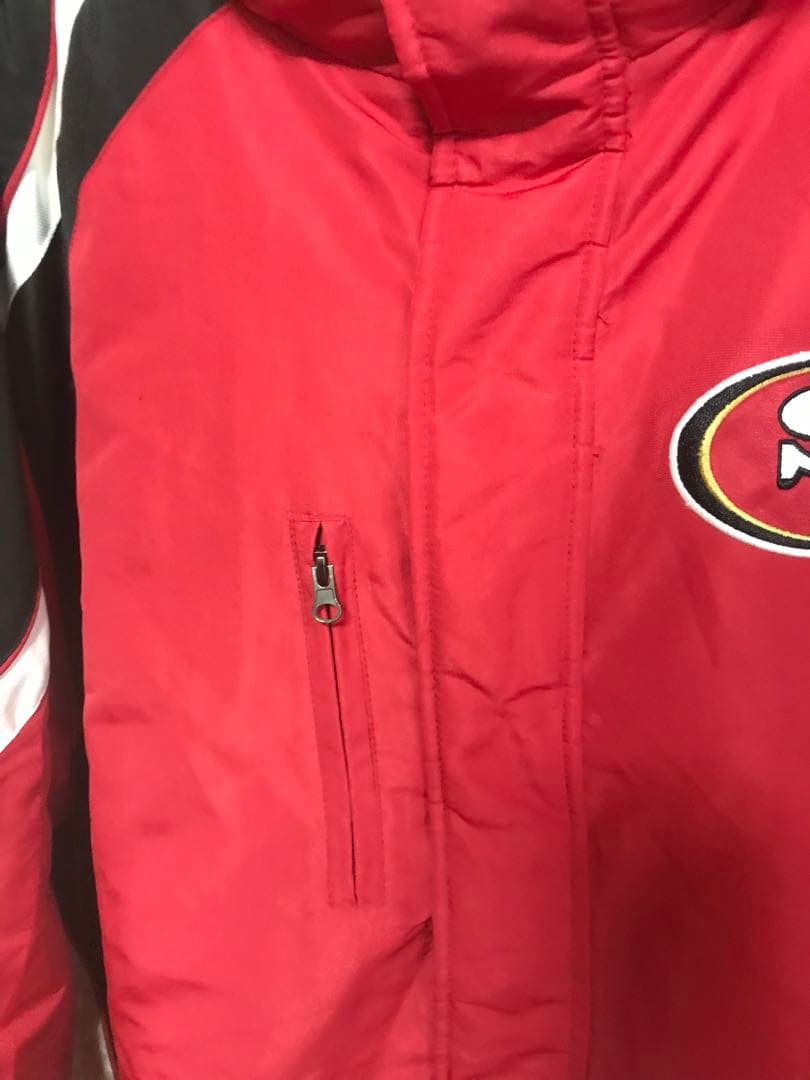 NFL サンフランシスコ49ers フード付きジャケット XL