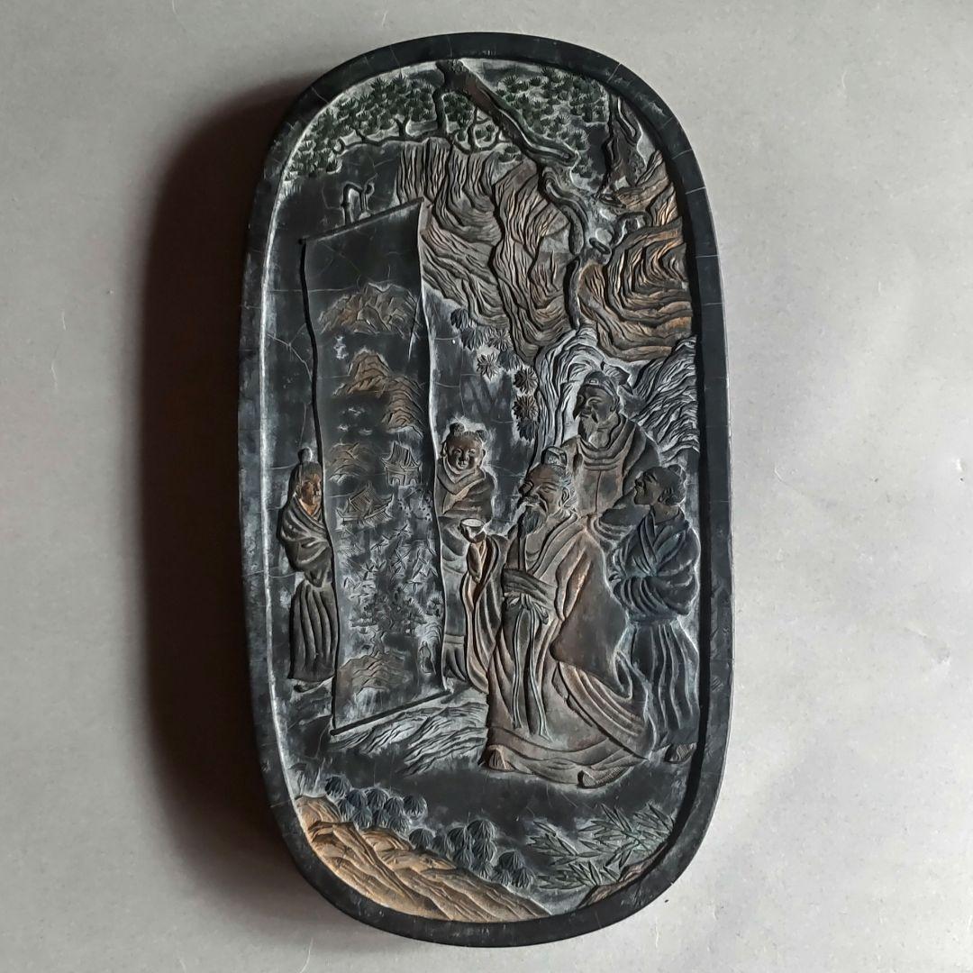 *(72*Z319)*書道 墨 硯 古墨 端渓硯 赤間硯 龍渓硯 骨董