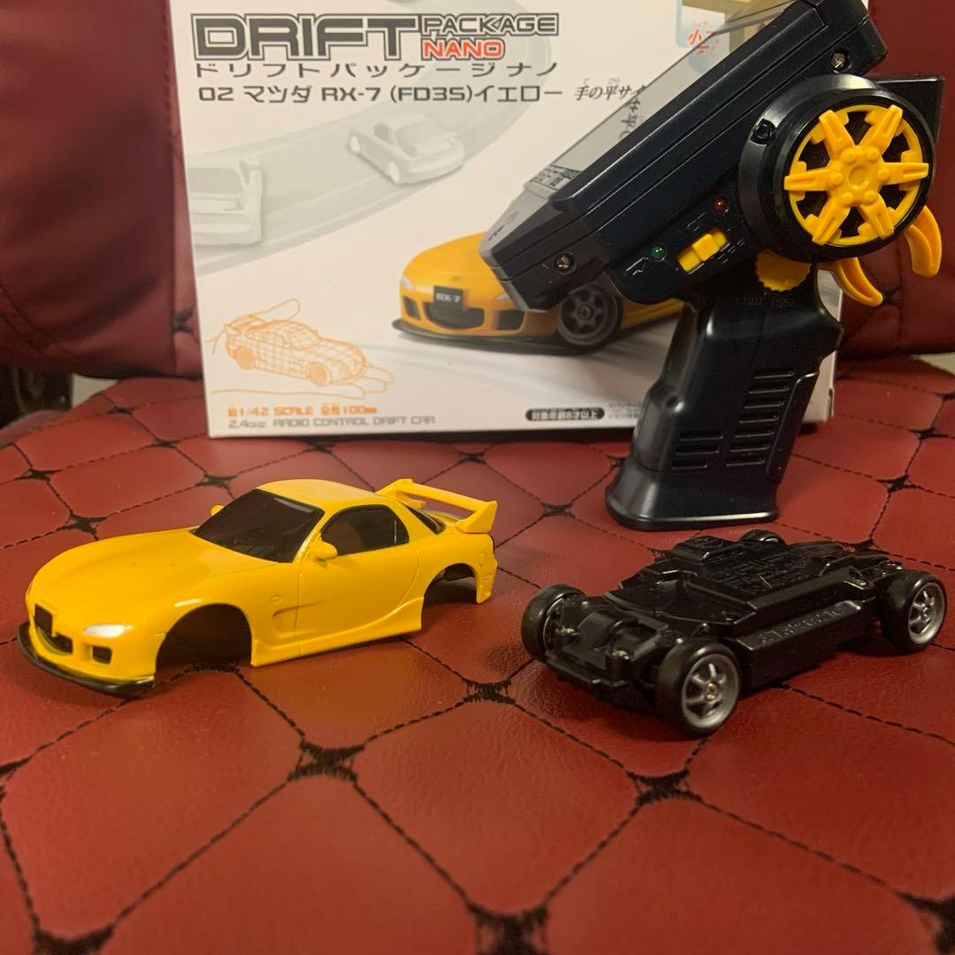 ドリフトパッケージナノ02マツダrx-7(FD3S)イエロー