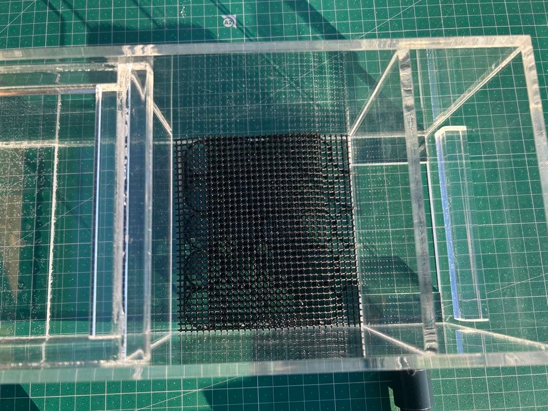 60cm水槽用　アクリル製上部濾過槽アクアポニックス仕様