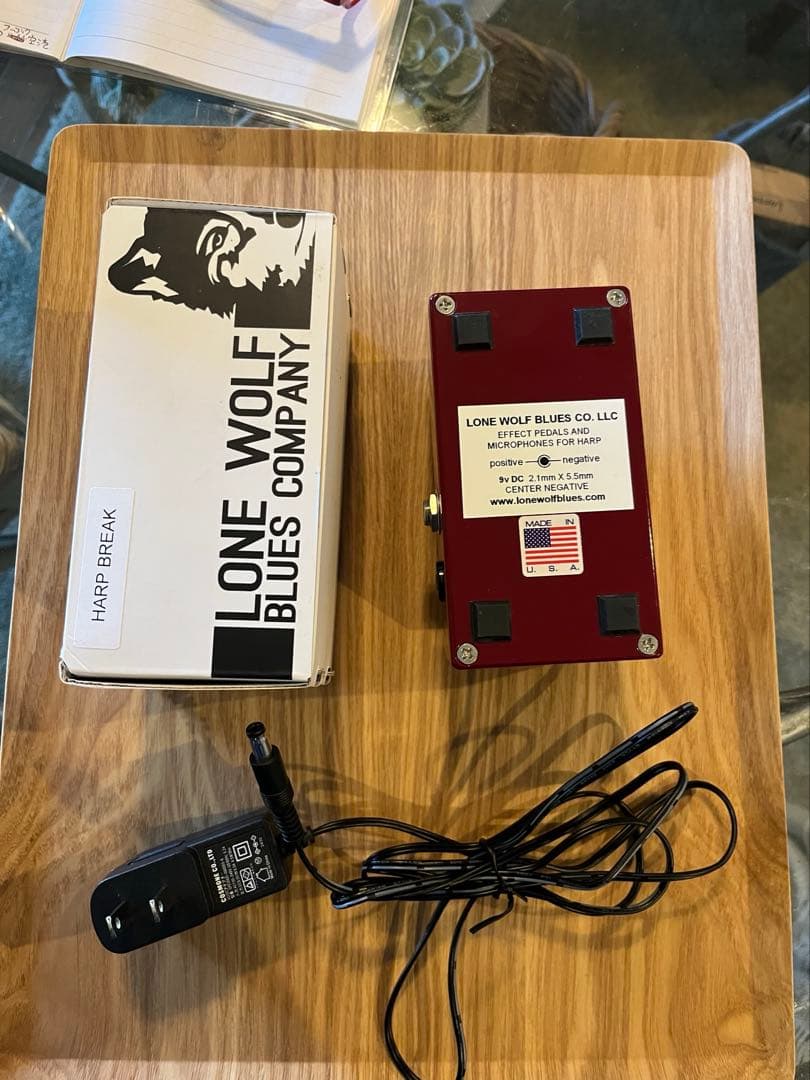 ローンウルフ　ハープブレイク(DC9Vアダプター付き)ブルースハープエフェクター