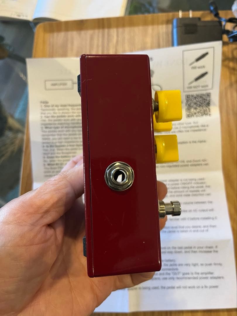 ローンウルフ　ハープブレイク(DC9Vアダプター付き)ブルースハープエフェクター