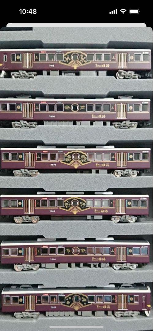 マ*ん様 阪急7000系 京とれいん 雅洛 Nゲージ化精密加工品