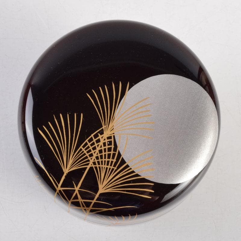 茶道具　加藤一衛造　秋月蒔絵　棗　共箱　V　8849