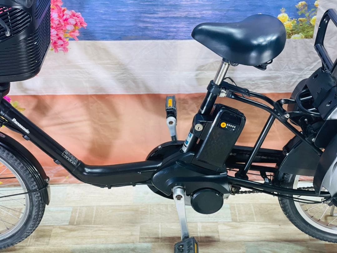 パナソニックギュット⭐️12AH！子供乗せ電動アシスト自転車Y2335