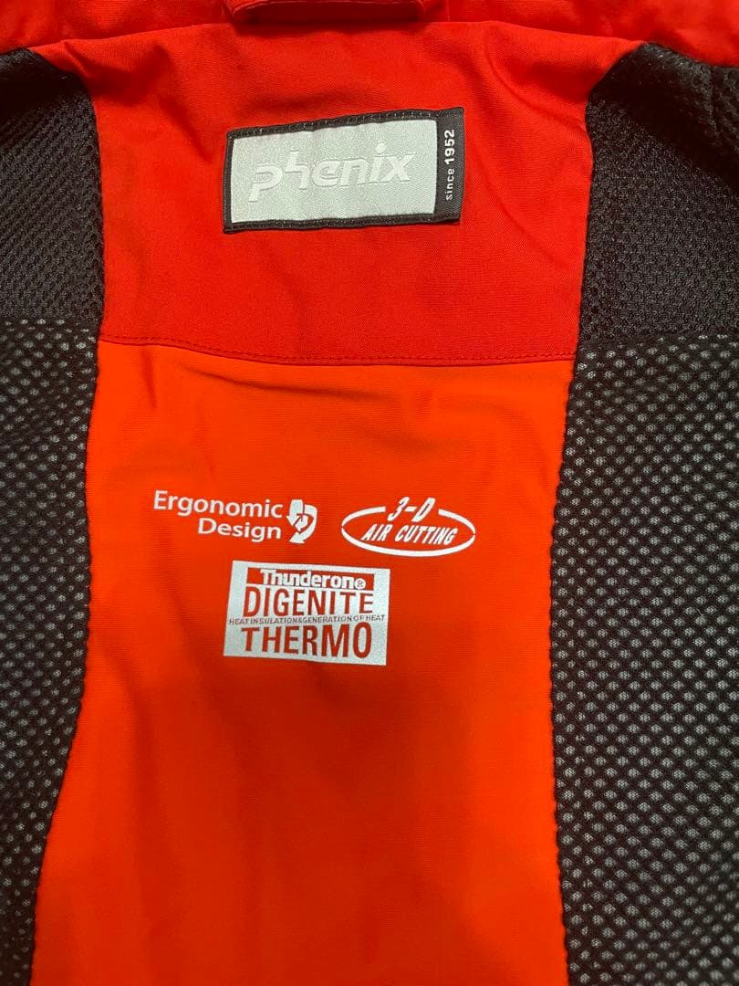 【美品】phenix スキーウェア 男性用　ブルー/ネイビー　Mサイズ