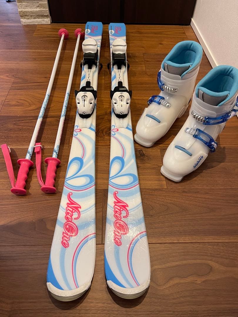 head キッズ　スキー　ストック　スキー靴　3点セット　子供用