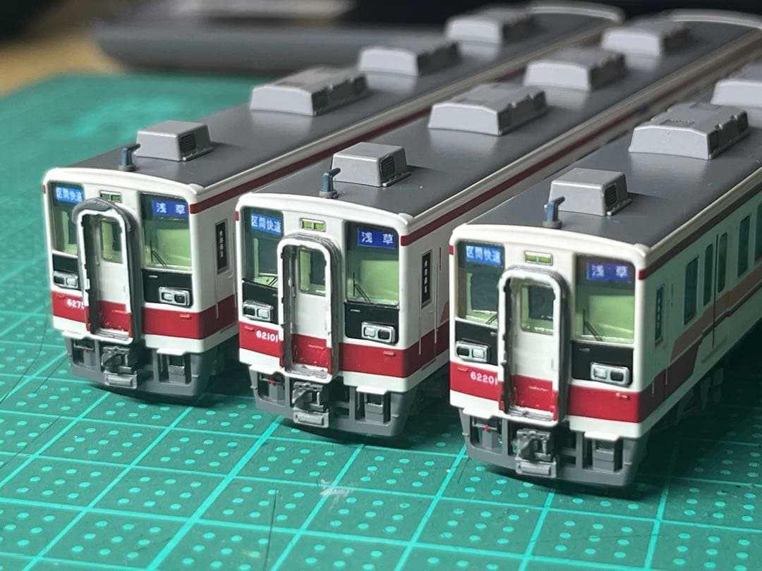 ［加工あり］グリーンマックス東武6050系　6両