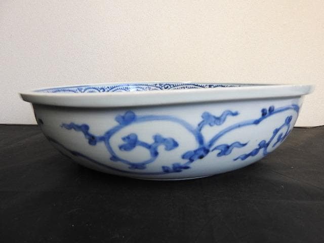 伊万里蛸唐草鉢　江戸時代　MA500