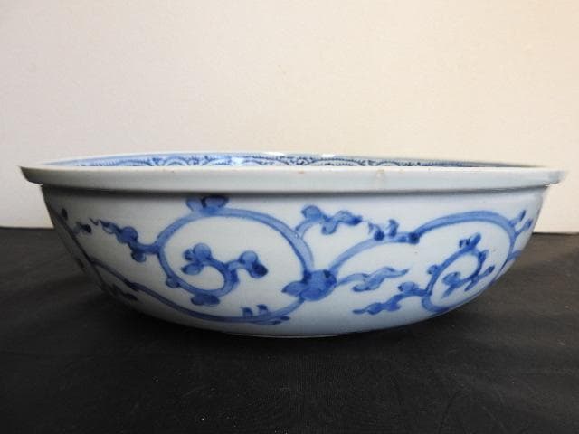 伊万里蛸唐草鉢　江戸時代　MA500