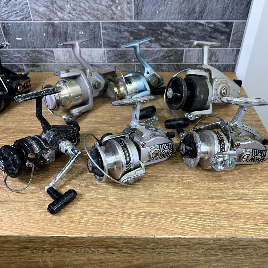 ①　18点　リールまとめ売り　クーラーボックス付き　釣り具　フィッシング　お買得