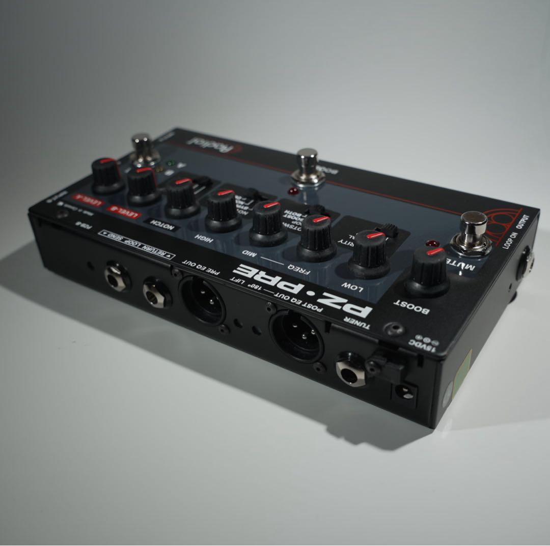 Radial PZ-Preアコースティック用プリアンプ／DI（美品・付属品完備）