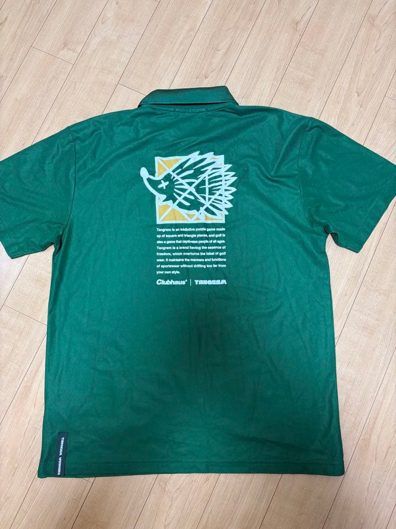 clubhouse✖️タングラム　半袖　ポロシャツ