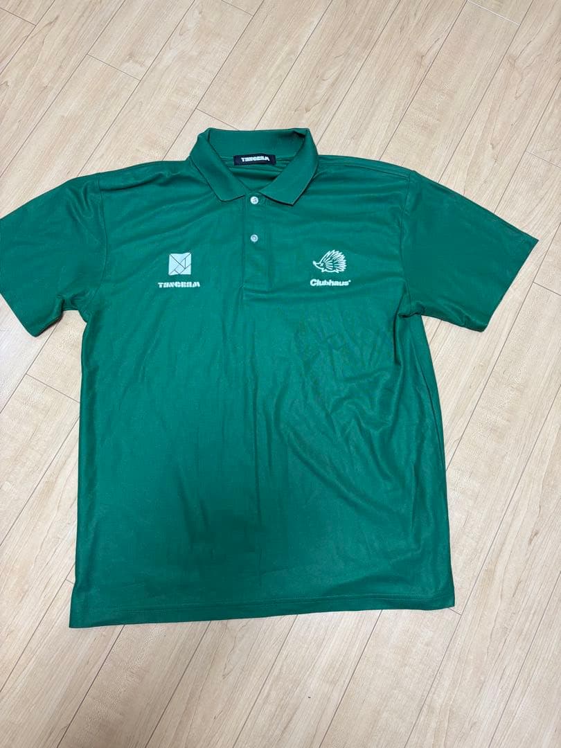 clubhouse✖️タングラム　半袖　ポロシャツ