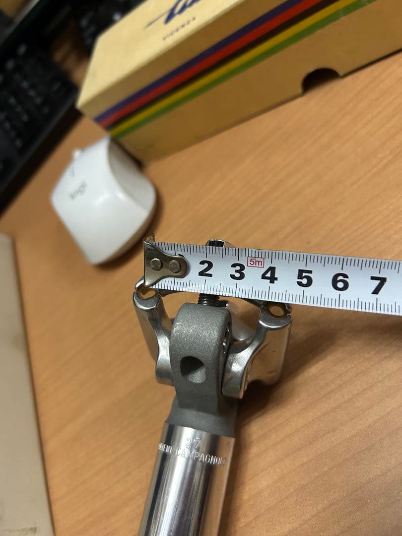 Campagnolo レコードシートポスト φ27.0の 2本締め 新品箱入り