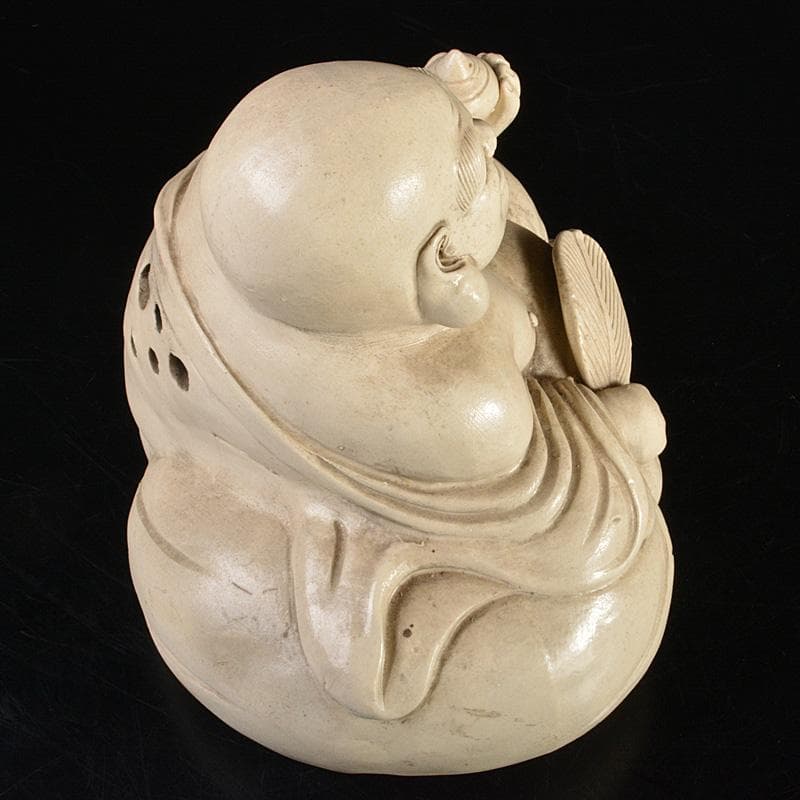 備前焼　古備前　備前森製　白備前　布袋伏せ香炉　D　R7150