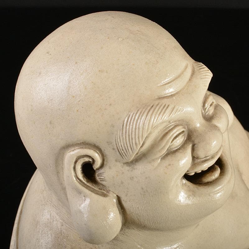 備前焼　古備前　備前森製　白備前　布袋伏せ香炉　D　R7150