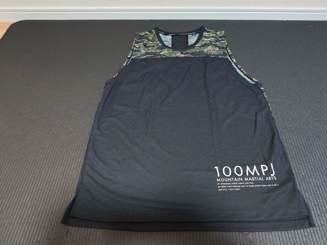 MOUNTAIN MARTIAL ARTS ノースリーブ レーシング 迷彩 黒