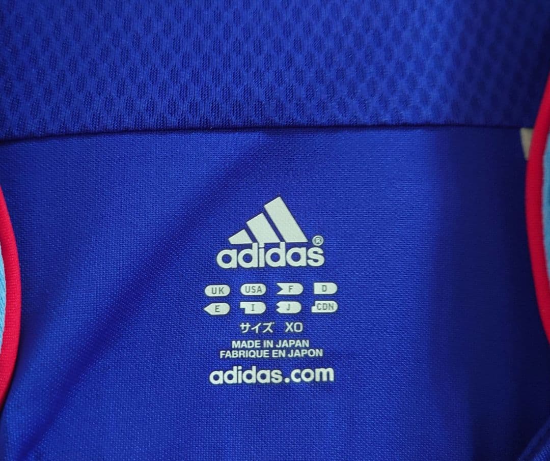 アディダス サッカー日本代表 ユニフォーム XOサイズ 15 FUKUNISHI