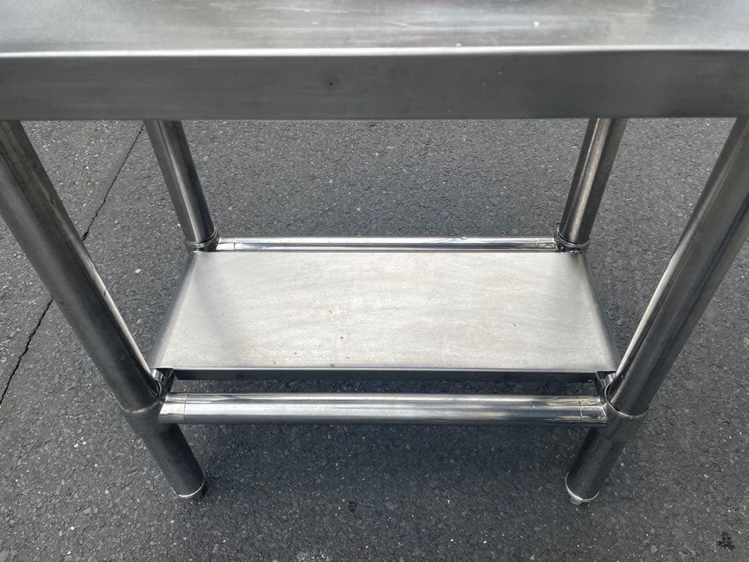 業務用　作業台　バックガードあり　フライヤー置き　美品　新店舗