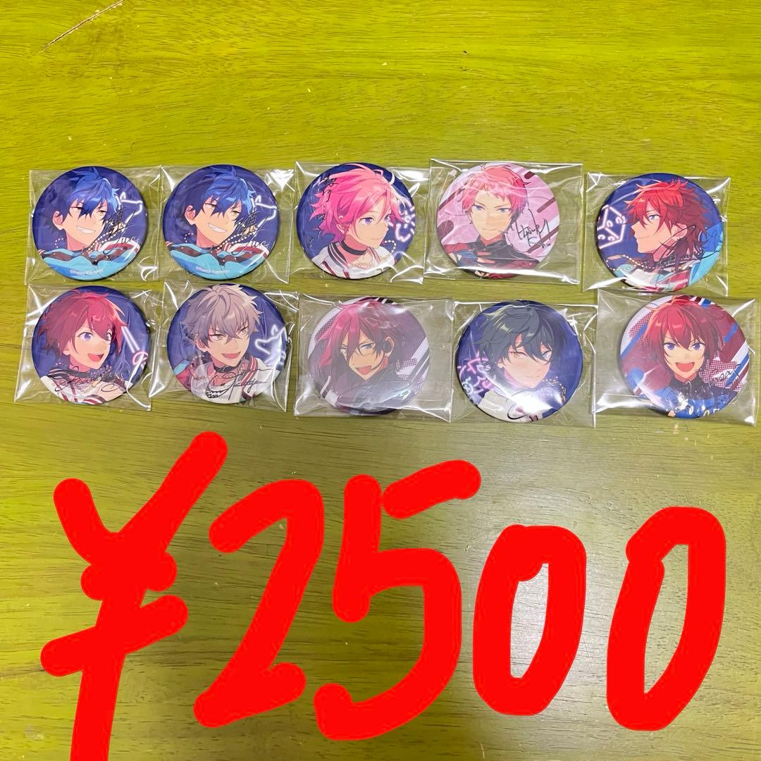 あんスタ 7周年 6周年 缶バッジ 影片みか 天城燐音 漣ジュン 七種茨 高峯翠