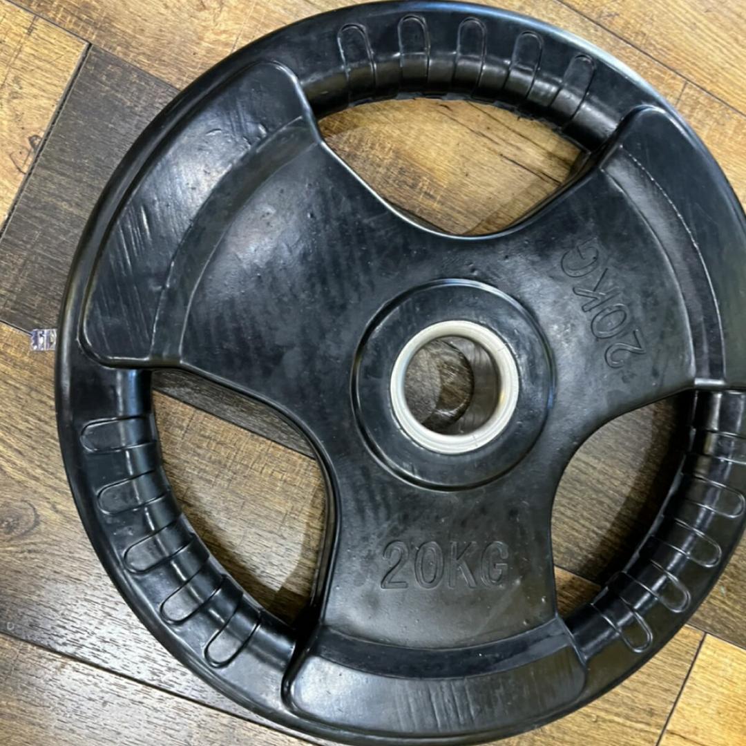 Φ 50mm ラバープレート 20kg 8枚 計160kg SET