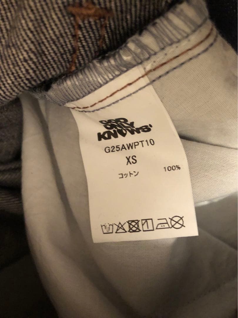 ミュージシャン GOD ONLY KNOWS DENIM PANTS