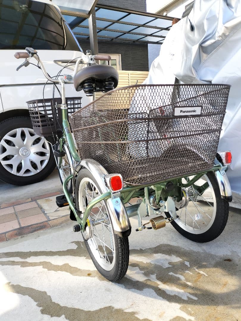 【引き取り希望】Panasonic 電動アシスト三輪自転車　ビビライフ