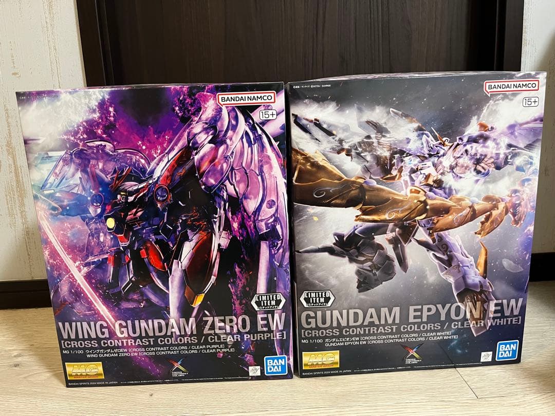 MG ガンプラ エピオンEW & ウイングゼロEW セット　クロスコントラスト