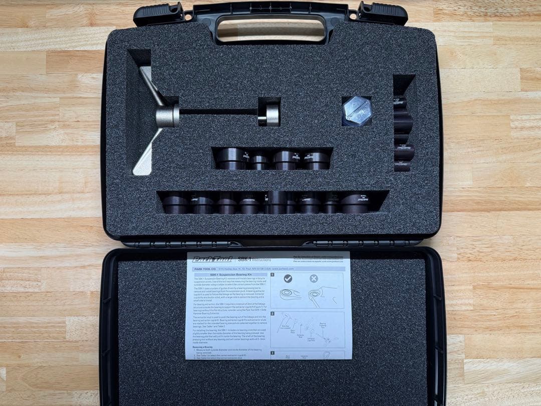 Park Tool SBK-1 サスペンションベアリングツールキット