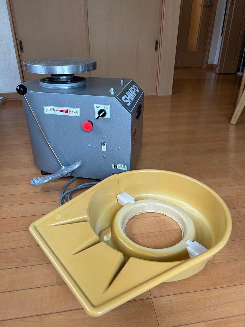 美品　電動ろくろ SHIMPO RK-3D型 100V 日本電産シンポ株式会社製