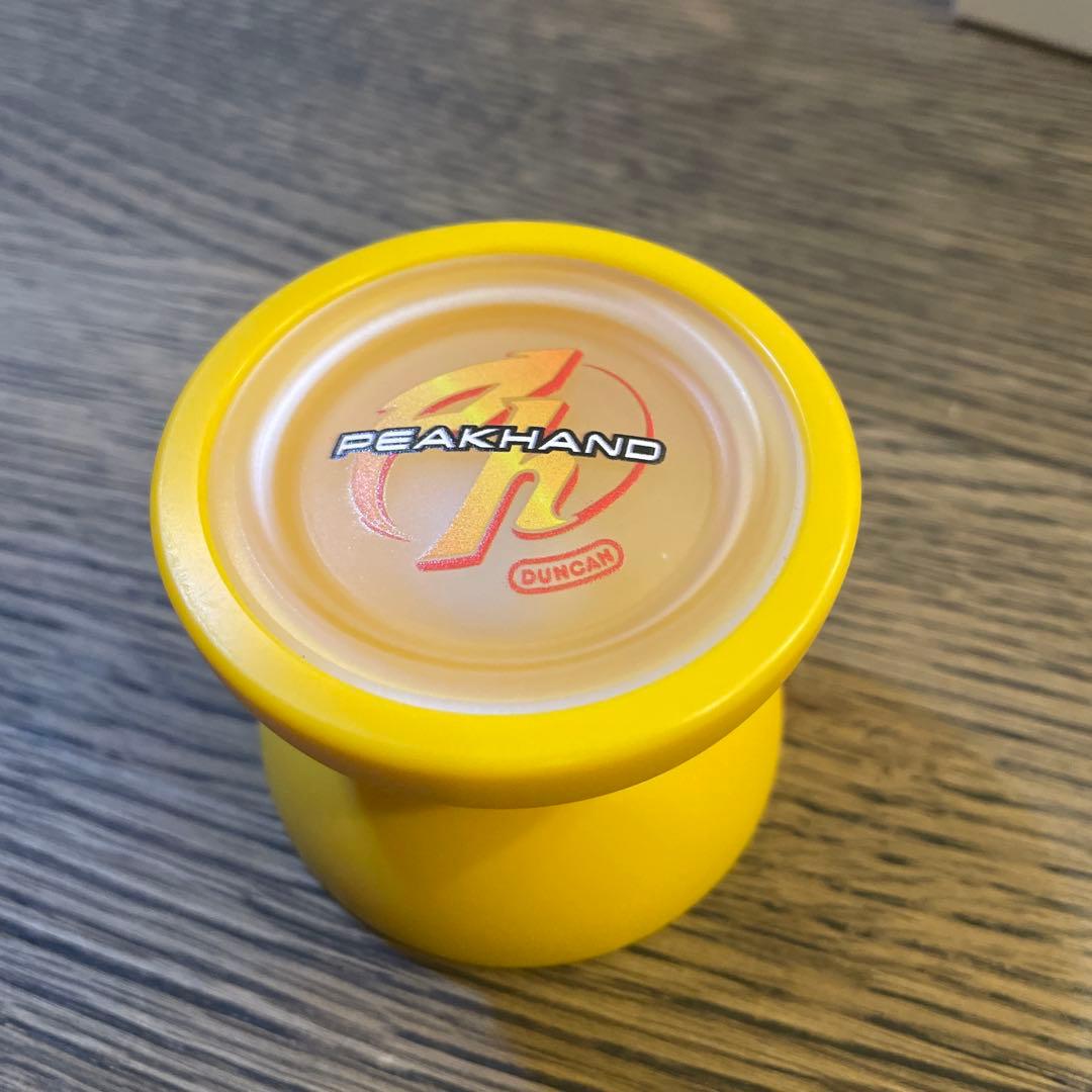 希少 ヨーヨー ダンカン ピークハンド イエロー