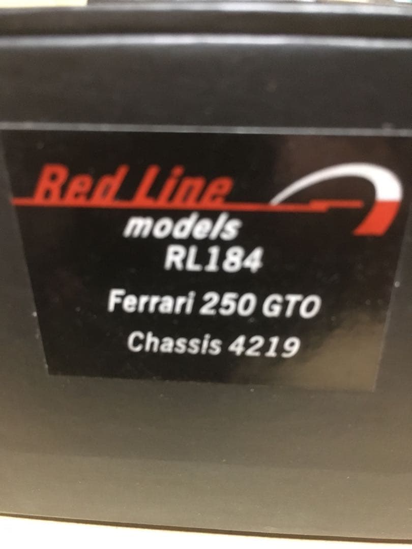 Red line Ferrari 250 GTO RL184 ダークブルー