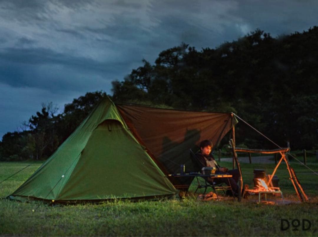 ☆良品！！ DOD ムシャテント 1人用 TC ソロテント キャンプ アウトドア