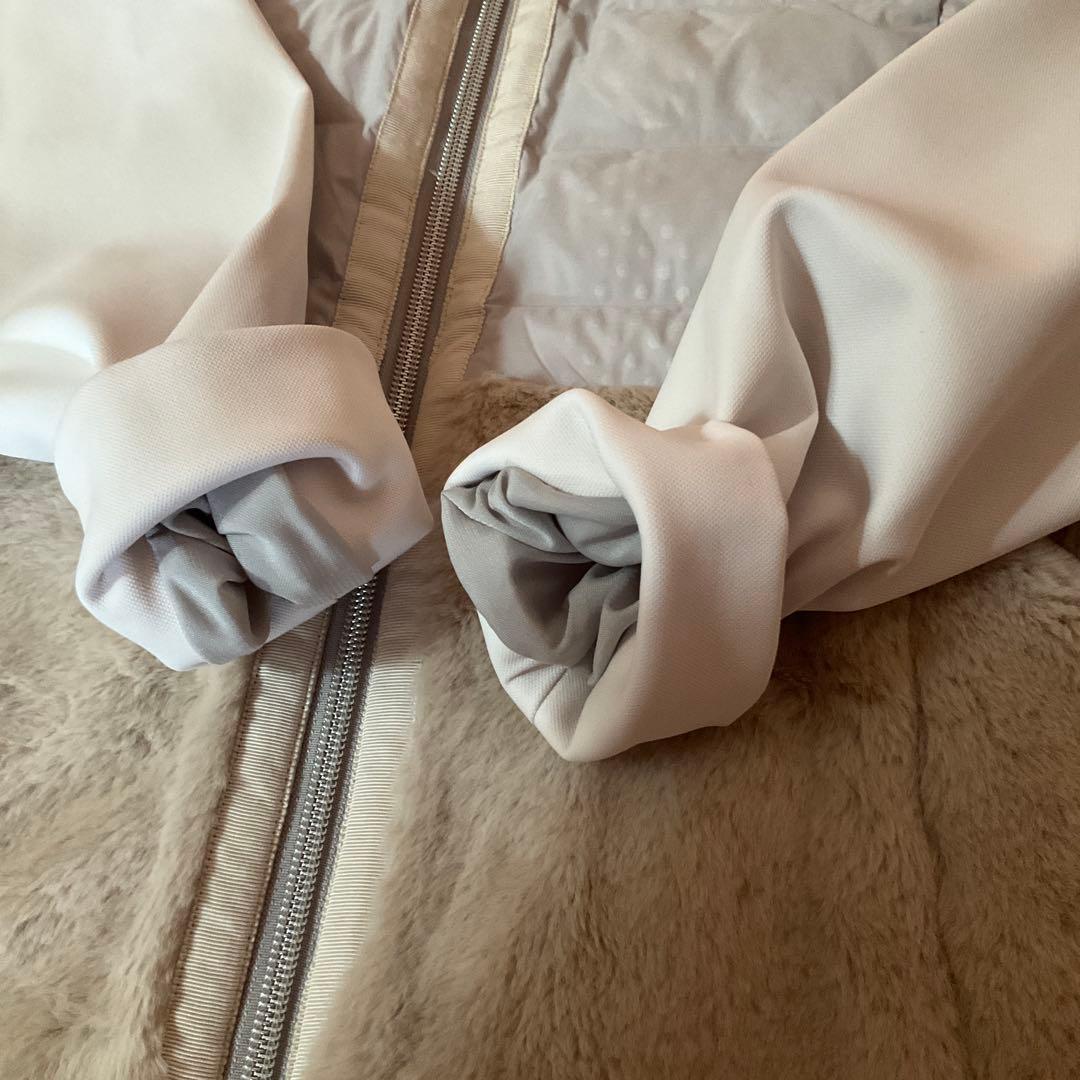 極美品MARK & LONA 異素材中綿ジップアップジャケット 38